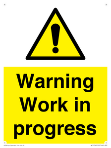 Warning Work in progress